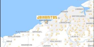 Χάρτης της jaimanitas Κούβα